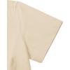 imagesiliteelon Dress Shirts for Women Short Sleeve Cotton Button Down Shirt Basic Button Up Shirt Collared Shirts Work ShirtBeige