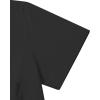imagesiliteelon Dress Shirts for Women Short Sleeve Cotton Button Down Shirt Basic Button Up Shirt Collared Shirts Work ShirtBlack