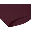 imagesiliteelon Dress Shirts for Women Short Sleeve Cotton Button Down Shirt Basic Button Up Shirt Collared Shirts Work ShirtBurgundy