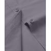 imagesiliteelon Dress Shirts for Women Short Sleeve Cotton Button Down Shirt Basic Button Up Shirt Collared Shirts Work ShirtDark Gray