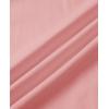 imagesiliteelon Dress Shirts for Women Short Sleeve Cotton Button Down Shirt Basic Button Up Shirt Collared Shirts Work ShirtDark Pink