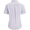 imagesiliteelon Dress Shirts for Women Short Sleeve Cotton Button Down Shirt Basic Button Up Shirt Collared Shirts Work ShirtLight Gray