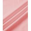 imagesiliteelon Dress Shirts for Women Short Sleeve Cotton Button Down Shirt Basic Button Up Shirt Collared Shirts Work ShirtOrange Pink