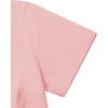 imagesiliteelon Dress Shirts for Women Short Sleeve Cotton Button Down Shirt Basic Button Up Shirt Collared Shirts Work ShirtOrange Pink
