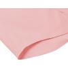 imagesiliteelon Dress Shirts for Women Short Sleeve Cotton Button Down Shirt Basic Button Up Shirt Collared Shirts Work ShirtOrange Pink