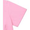 imagesiliteelon Dress Shirts for Women Short Sleeve Cotton Button Down Shirt Basic Button Up Shirt Collared Shirts Work ShirtPink