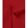 imagesiliteelon Dress Shirts for Women Short Sleeve Cotton Button Down Shirt Basic Button Up Shirt Collared Shirts Work ShirtRed
