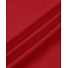 imagesiliteelon Dress Shirts for Women Short Sleeve Cotton Button Down Shirt Basic Button Up Shirt Collared Shirts Work ShirtRed