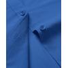 imagesiliteelon Dress Shirts for Women Short Sleeve Cotton Button Down Shirt Basic Button Up Shirt Collared Shirts Work ShirtRoyal Blue