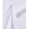 imagesiliteelon Dress Shirts for Women Short Sleeve Cotton Button Down Shirt Basic Button Up Shirt Collared Shirts Work ShirtWhite