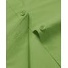 imagesiliteelon Dress Shirts for Women Short Sleeve Cotton Button Down Shirt Basic Button Up Shirt Collared Shirts Work ShirtYellow Green