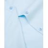 imagesiliteelon Short Sleeve Button Dress Shirts for Women Cotton Button Down Shirts for Women Slim Fit Blouse Top 34 SleeveBaby Blue