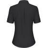 imagesiliteelon Short Sleeve Button Dress Shirts for Women Cotton Button Down Shirts for Women Slim Fit Blouse Top 34 SleeveBlack