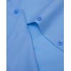 imagesiliteelon Short Sleeve Button Dress Shirts for Women Cotton Button Down Shirts for Women Slim Fit Blouse Top 34 SleeveBlue
