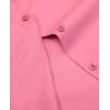 imagesiliteelon Short Sleeve Button Dress Shirts for Women Cotton Button Down Shirts for Women Slim Fit Blouse Top 34 SleeveBlush Pink