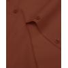 imagesiliteelon Short Sleeve Button Dress Shirts for Women Cotton Button Down Shirts for Women Slim Fit Blouse Top 34 SleeveBrown