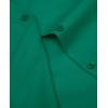 imagesiliteelon Short Sleeve Button Dress Shirts for Women Cotton Button Down Shirts for Women Slim Fit Blouse Top 34 SleeveDark Green