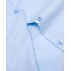 imagesiliteelon Short Sleeve Button Dress Shirts for Women Cotton Button Down Shirts for Women Slim Fit Blouse Top 34 SleeveLight Blue