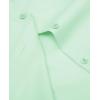 imagesiliteelon Short Sleeve Button Dress Shirts for Women Cotton Button Down Shirts for Women Slim Fit Blouse Top 34 SleeveLight Green