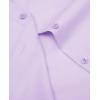 imagesiliteelon Short Sleeve Button Dress Shirts for Women Cotton Button Down Shirts for Women Slim Fit Blouse Top 34 SleeveLight Purple