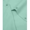 imagesiliteelon Short Sleeve Button Dress Shirts for Women Cotton Button Down Shirts for Women Slim Fit Blouse Top 34 SleeveMint Green