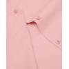 imagesiliteelon Short Sleeve Button Dress Shirts for Women Cotton Button Down Shirts for Women Slim Fit Blouse Top 34 SleeveOrangepink
