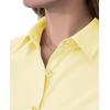 imagesiliteelon Short Sleeve Button Dress Shirts for Women Cotton Button Down Shirts for Women Slim Fit Blouse Top 34 SleevePale Yellow
