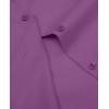 imagesiliteelon Short Sleeve Button Dress Shirts for Women Cotton Button Down Shirts for Women Slim Fit Blouse Top 34 SleevePurple