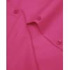 imagesiliteelon Short Sleeve Button Dress Shirts for Women Cotton Button Down Shirts for Women Slim Fit Blouse Top 34 SleeveRose Pink