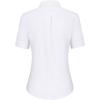 imagesiliteelon Short Sleeve Button Dress Shirts for Women Cotton Button Down Shirts for Women Slim Fit Blouse Top 34 SleeveWhite