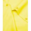 imagesiliteelon Short Sleeve Button Dress Shirts for Women Cotton Button Down Shirts for Women Slim Fit Blouse Top 34 SleeveYellow