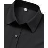 imagesiliteelon Womens Button Down Shirts Dress Shirts Long Sleeve Cotton Work Office Shirt Wrinkle Free Regular Fit Blouse TopBlack