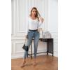 imageVICHYIE Summer Womens Scoop Neck Short Sleeve Shirts Ribbed Slim Fitted Casual Basic Top BlousesLongwhite