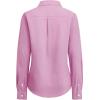 imagesiliteelon Button Down Shirts Women Oxford Shirt Long Sleeve Stretch Dress Shirts Wrinkle Free Business Work Office BlouseDusty Pink