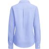 imagesiliteelon Button Down Shirts Women Oxford Shirt Long Sleeve Stretch Dress Shirts Wrinkle Free Business Work Office BlousePurplish Blue