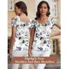 imageBlingfit Cold Shoulder Tops Summer Tunic Shirts for Women T Shirts V Neck Short Sleeve Casual Tees Blouses 2025Wbpp