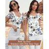 imageBlingfit Cold Shoulder Tops Summer Tunic Shirts for Women T Shirts V Neck Short Sleeve Casual Tees Blouses 2025Wbpp