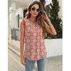 imageBlingfit Womens V Neck Guipure Lace Tank Tops Sleeveless Dressy Blouses Summer Casual SolidFloral Tunic ShirtsBred Plaid