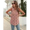 imageBlingfit Womens V Neck Guipure Lace Tank Tops Sleeveless Dressy Blouses Summer Casual SolidFloral Tunic ShirtsBred Plaid