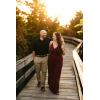 imageII ININ Womens 2025 Maxi Sundresses Summer Beach Long Wrap VNeck FloralSolid Casual Dress for WomenAdark Red