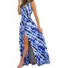 imageII ININ Womens 2025 Maxi Sundresses Summer Beach Long Wrap VNeck FloralSolid Casual Dress for WomenZfloral 18
