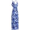 imageII ININ Womens 2025 Maxi Sundresses Summer Beach Long Wrap VNeck FloralSolid Casual Dress for WomenZfloral 18