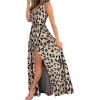 imageII ININ Womens 2025 Maxi Sundresses Summer Beach Long Wrap VNeck FloralSolid Casual Dress for WomenZfloral 21