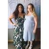 imageII ININ Womens 2025 Maxi Sundresses Summer Beach Long Wrap VNeck FloralSolid Casual Dress for WomenZfloral 25