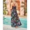 imageII ININ Womens 2025 Maxi Sundresses Summer Beach Long Wrap VNeck FloralSolid Casual Dress for WomenZfloral 34