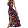 imageII ININ Womens 2025 Maxi Sundresses Summer Beach Long Wrap VNeck FloralSolid Casual Dress for WomenZfloral 36