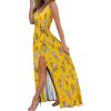 imageII ININ Womens 2025 Maxi Sundresses Summer Beach Long Wrap VNeck FloralSolid Casual Dress for WomenZfloral 39