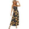 imageII ININ Womens 2025 Maxi Sundresses Summer Beach Long Wrap VNeck FloralSolid Casual Dress for WomenZfloral 42