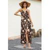 imageII ININ Womens 2025 Maxi Sundresses Summer Beach Long Wrap VNeck FloralSolid Casual Dress for WomenZfloral 51