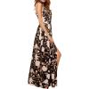 imageII ININ Womens 2025 Maxi Sundresses Summer Beach Long Wrap VNeck FloralSolid Casual Dress for WomenZfloral 51